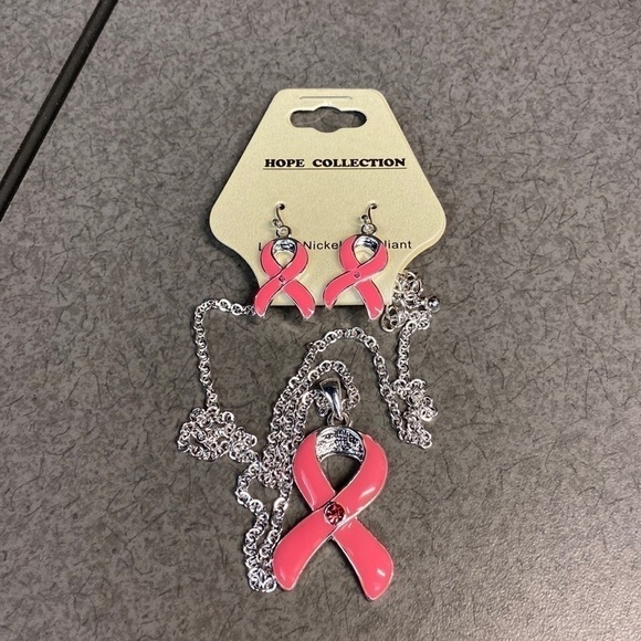 Hope Collection Earrings  and Necklace (New) - Picture 1 of 4